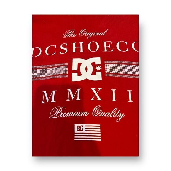 DC Shoes Red Tee Size Large - Picture 3 of 6